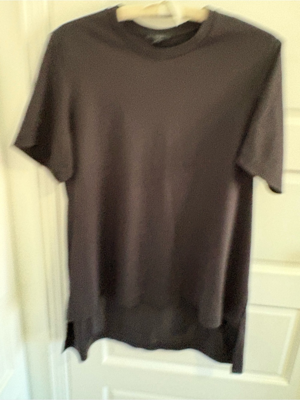 COS Short Sleeve Tee in Dark Gray